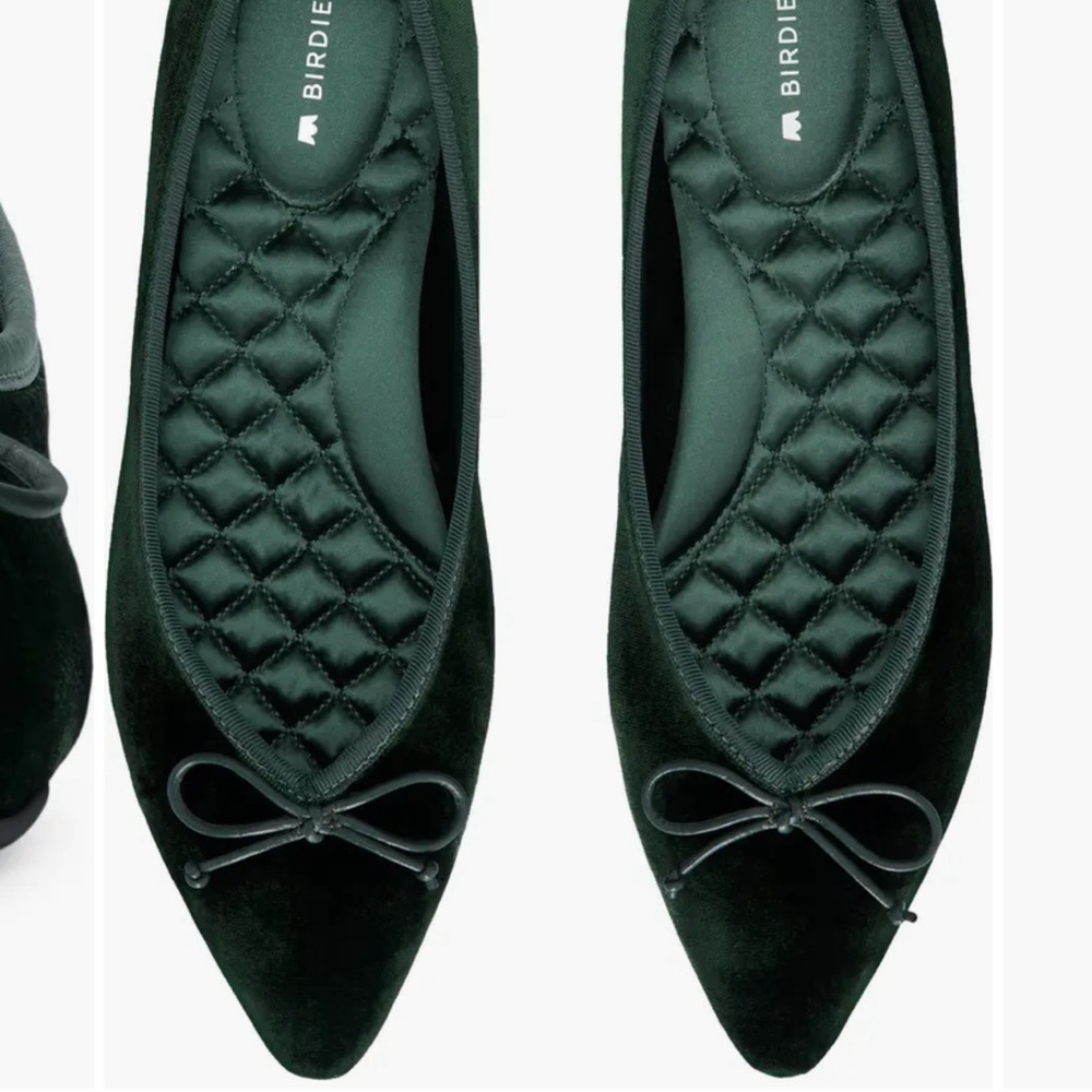 New Birdies Golfinch Velvet Flats